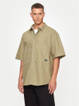 Converse S&auml;rk M Wordmark Utility Shirt 10026433-A02 Khakiv&auml;rviline Regular Fit