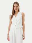 LOLA CASADEMUNT Vest LS2502007 Valge Regular Fit