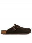Birkenstock Pl&auml;tud Boston Fur 1020567 Pruun