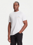 Quiksilver T-s&auml;rk Light Waves Ss EQYZT08175 Valge Comfort Fit