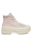 Converse Tennised Chuck Taylor All Star Lugged Heel Sherpa A09346C 662 Roosa