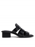 Calvin Klein Jeans Pl&auml;tud Heel Square Mg Lth YW0YW01702 Must