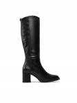 Tommy Hilfiger Ratsasaapad Long Boot Mid Wrapped Lthr Heel FW0FW08099 Must 36