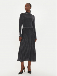 PINKO Kootud kleit Ismaele Abito 104443 A28U Must Regular Fit