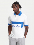 United Colors Of Benetton Polo s&auml;rk 3MCYU301U Valge Regular Fit XL