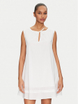 Seafolly Suvekleit Gathered 55431-DR Valge Relaxed Fit