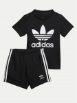 adidas Komplekti kuuluvad t-s&auml;rk ja &scaron;ortsid JC6583 Must Regular Fit 6_9M
