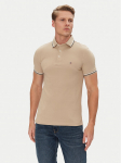 Tommy Hilfiger Polo s&auml;rk Seasonal MW0MW39993 Beež Slim Fit