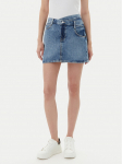 Guess Teksaselik W5YD1C D5QKB Tumesinine Regular Fit