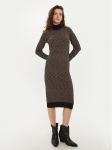 Vero Moda Kootud kleit Aria 10314462 Must Slim Fit