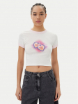 HUGO T-s&auml;rk Dalia 50537476 Valge Slim Fit