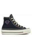 Converse Tennised Chuck Taylor All Star Lift Crafted Stitching Platform Hi A08731C Must