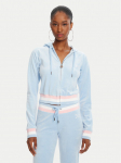 Juicy Couture Pluus Velour Crop JCWAS225351 Sinine Regular Fit