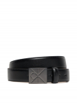 Calvin Klein Meeste p&uuml;ksirihm Emblem Plaque Buckle 32Mm LV04D7046G Must