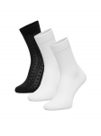 Nine West Pikad sokid CEO_BR_NW_25077_W_AW25 (3 PACK) Valge 35_38