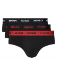 HUGO Alusp&uuml;kste komplekt Hipbrief Triple 50532570 Must