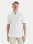 Bugatti Polo s&auml;rk 8150-75033C Valge Regular Fit