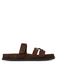 Tory Burch Pl&auml;tud Ines Sport Slide 163481 Pruun 41