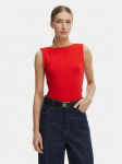 Tommy Hilfiger Top WW0WW47807 Oranž Slim Fit