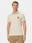 Aeronautica Militare Polo s&auml;rk 261PO1914UP00403 Beež Regular Fit