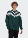 adidas Pikkade varrukatega T-s&auml;rk Rekive Graphic HK7330 Roheline Loose Fit