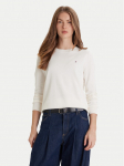 Tommy Hilfiger Kampsun WW0WW44984 Valge Regular Fit