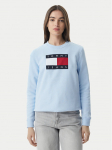 Tommy Jeans Pluus Flag DW0DW22564 Helesinine Regular Fit
