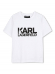 Karl Lagerfeld Kids T-s&auml;rk Z31098 Valge Regular Fit
