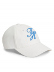 Tommy Hilfiger Nokam&uuml;ts Logo Embroidery Baseball Cap AW0AW18338 Valge