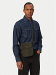 Tommy Hilfiger Kotike Metal Logo Suede Crossbody Bag AM0AM14262 Roheline
