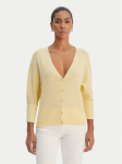 Morgan Kardigan 251-MBATSI Kollane Slim Fit