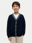 Tommy Hilfiger Kardigan KB0KB10491 Tumesinine Regular Fit