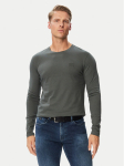 BOSS Pikkade varrukatega T-s&auml;rk Tacks 50512111 Khakiv&auml;rviline Regular Fit