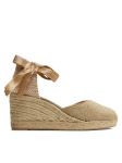 Casta&ntilde;er Espadrillid Carina/6/032 021769 Kuldne