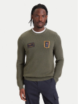 Aeronautica Militare Kampsun 262MA1659UL00903 Khakiv&auml;rviline Regular Fit