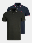 Jack & Jones Polo s&auml;rkide komplekt Paulos 12191216 V&auml;rviline Slim Fit
