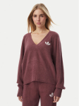 adidas Kampsun Essentials IA4443 Tumepruun Loose Fit