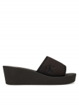 Calvin Klein Jeans Pl&auml;tud Beach Wedge Slide Canvas YW0YW01725 Must