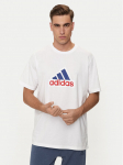 adidas T-s&auml;rk Future Icons Badge of Sport IS3234 Valge Loose Fit M