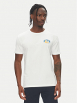 Quiksilver T-s&auml;rk Ev Flower Chaos Ss EQYZT08050 Valge Regular Fit