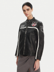 PINKO Nahkjope 105296 A2N5 Must Regular Fit