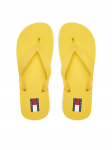 Tommy Jeans Varbavahesandaalid Tjw Logo Flip Flop EN0EN02447 Kollane