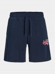 Jack & Jones Junior Spordi&scaron;ortsid Logo 12257300 Tumesinine Slim Fit