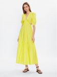 TWINSET Suvekleit 231TT2044 Kollane Regular Fit 44