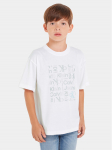 Calvin Klein Jeans T-s&auml;rk Inst Ck Aop IB0IB02106 Valge Boxy Fit