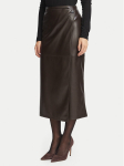 Marella Tehisnahast seelik Emme by Marella Utile 2625776012 Tumepruun Regular Fit