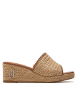 Tommy Hilfiger Pl&auml;tud Th Rope Wedge Sandal FW0FW07927 Beež