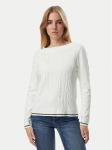 Liu Jo Sport Kampsun TF6189 MS63L Kreemjas Regular Fit