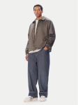 adidas Kevad-s&uuml;gis jope 3 Stripes Satin HZ3804 Helepruun Loose Fit