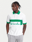 United Colors Of Benetton Polo s&auml;rk 3MCYU301U Valge Regular Fit XL